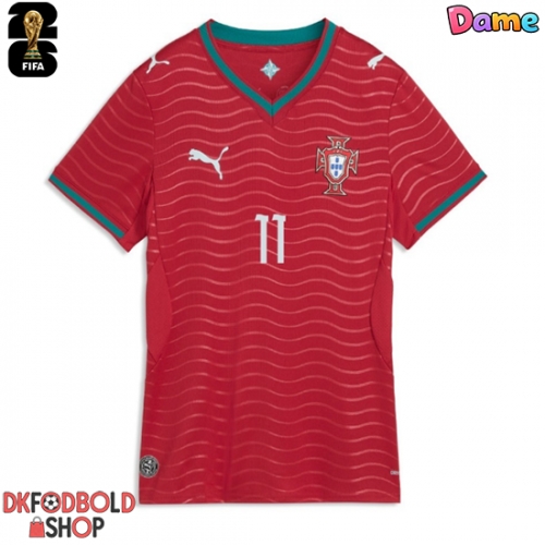 Portugal Joao Felix #11 Hjemmebanetrøje Dame VM 2026 Kort ærmer